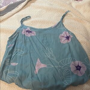 Lahaole blue cami top.